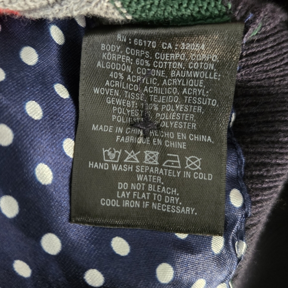 Anthropologie MOTH Cotton Blend Multicolor Striped Cardigan XL - Picture 7 of 7